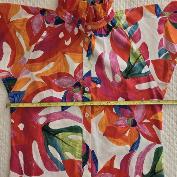 Victoria Dunn Colorful Blouse XS - Picture 3 of 4